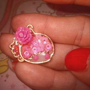 Little twin stars Lala bezel charm